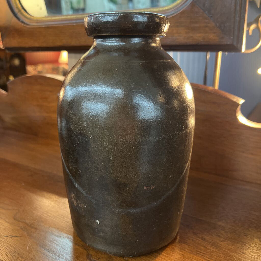 Brown glazed Stoneware Crock Jug