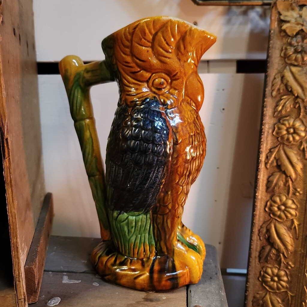 Vintage Parrot Pitcher