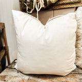 Handmade upcycled pillow with design