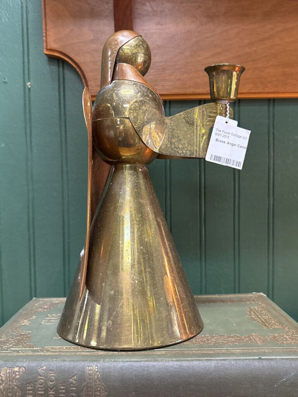 Brass Angel Candleholder