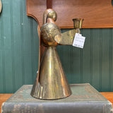 Brass Angel Candleholder
