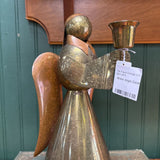 Brass Angel Candleholder