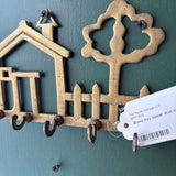Brass Key Holder Wall Hanging