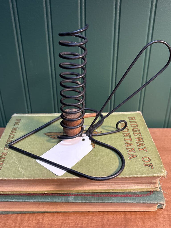 Primitive Metal Heart Shaped Adjustable Candleholder