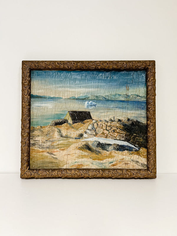 Antique Seascape Painting