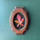 Framed Metal Leaf Art