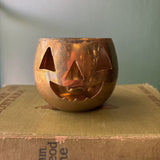 Brass Jack O' Lantern Tea Light Holder