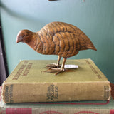 Standing Brass Quail