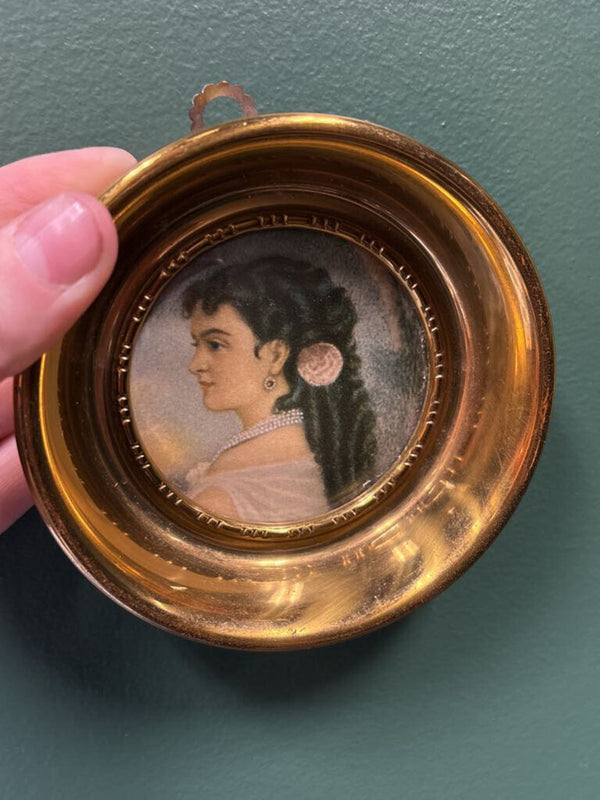 Portrait of Mme. Adelina Patti by Georges Leveen