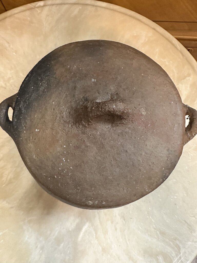 Primitive Lidded Pot