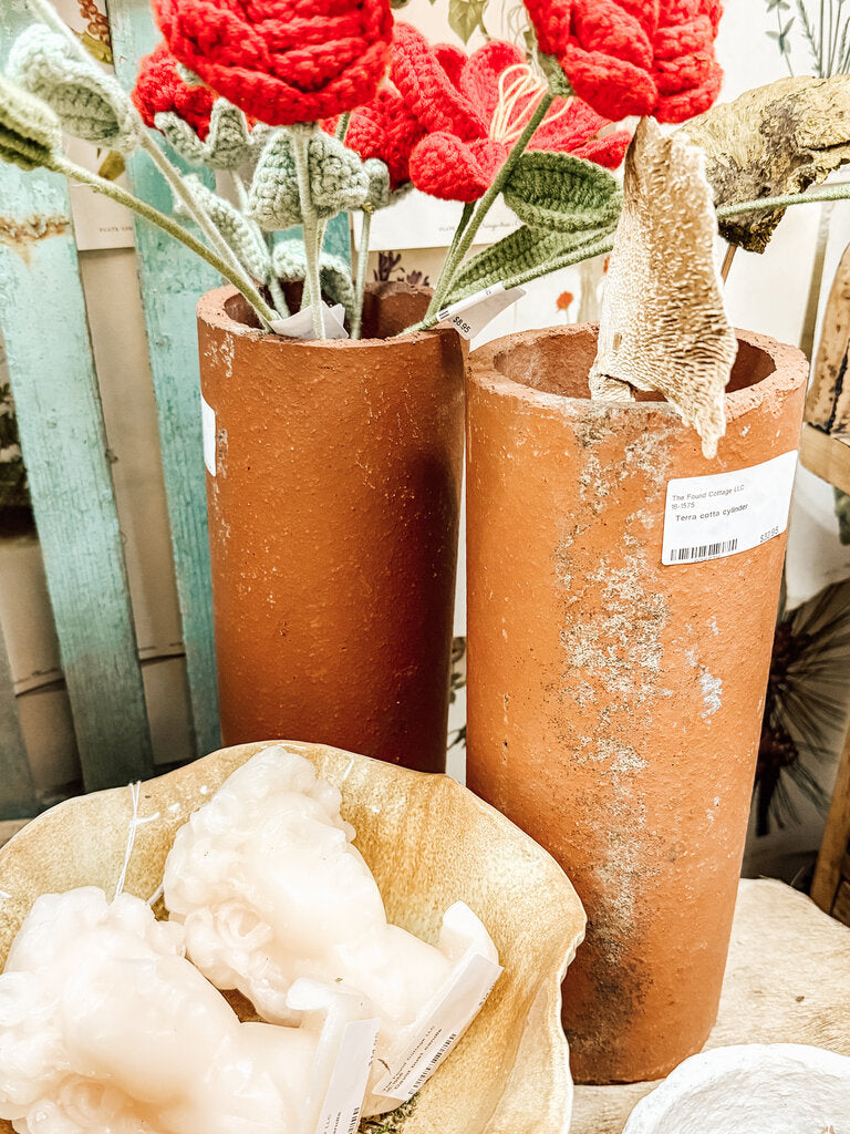 Terra cotta cylinder