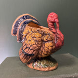 Colorful Ceramic Turkey Planter