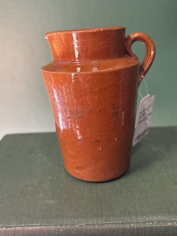 Brown Stoneware Pitcher Jug