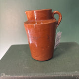 Brown Stoneware Pitcher Jug