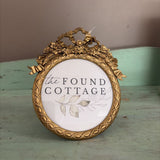 7" bow picture frame