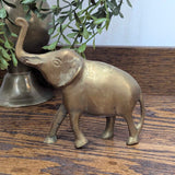 Vintage brass elephant 5"W x 4-1/2"H