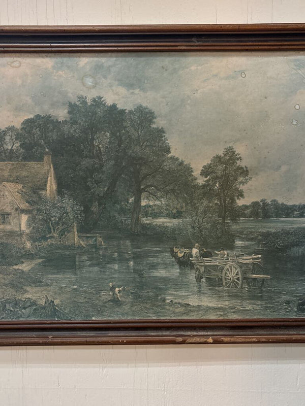 Antique Rural Landscape Art