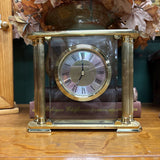 Brass Howard Miller Table Top Clock