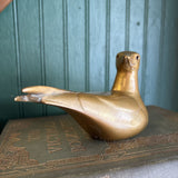 Brass Sitting Bird