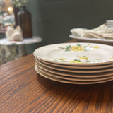 Set (6) Knowles Buttercup B&B Plates