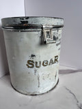 vintage sugar tin