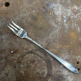 lets get together vintage stamped cheese fork