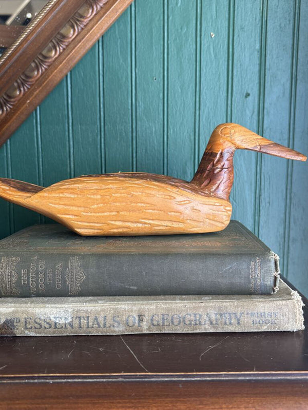 Wood Carved Duck