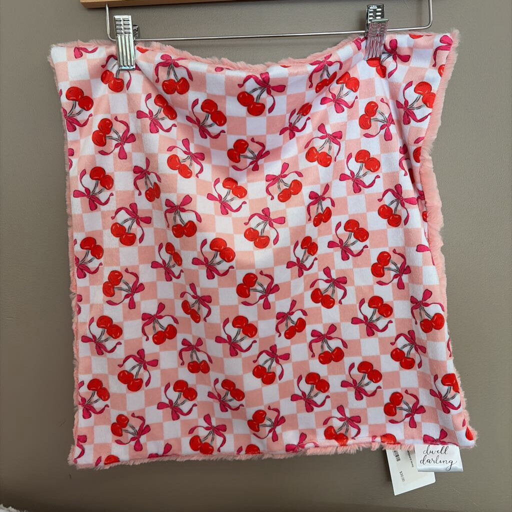 Cherry checkerboard lovey