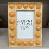4x6 resin bobbin photo frame