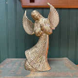 Ornate Brass Angel Candleholder