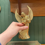 Ornate Brass Angel Candleholder