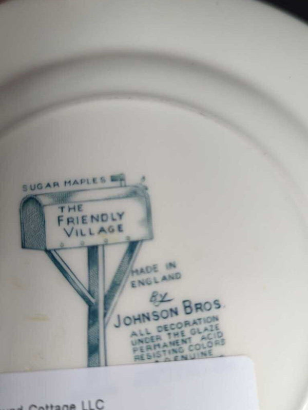 Vintage Johnson Bros. Sugar Maples transferware plate, excellent condition!