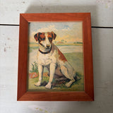 8"x10" vintage dog children's book illustration