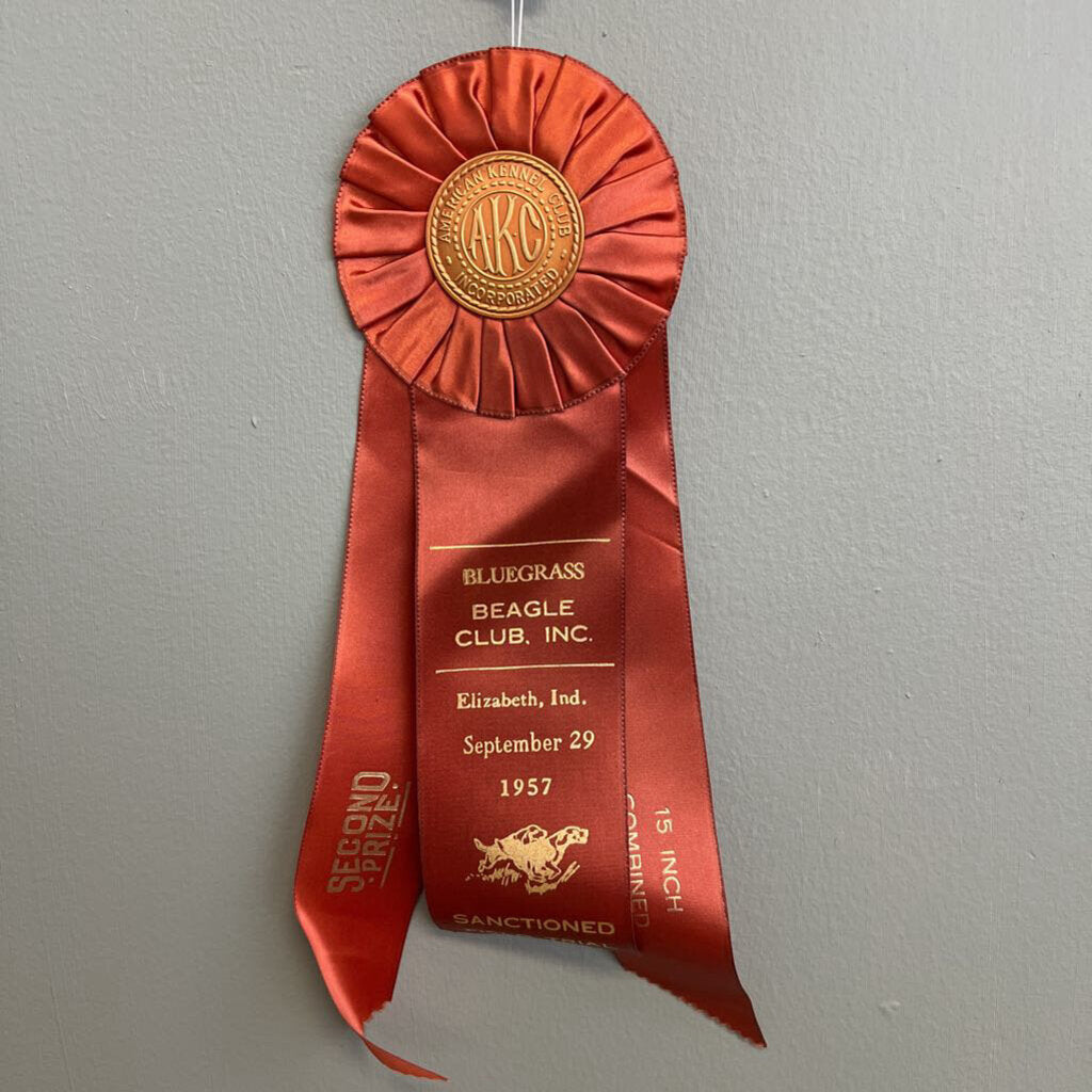 Beagle Club Inc Dog Show Ribbon