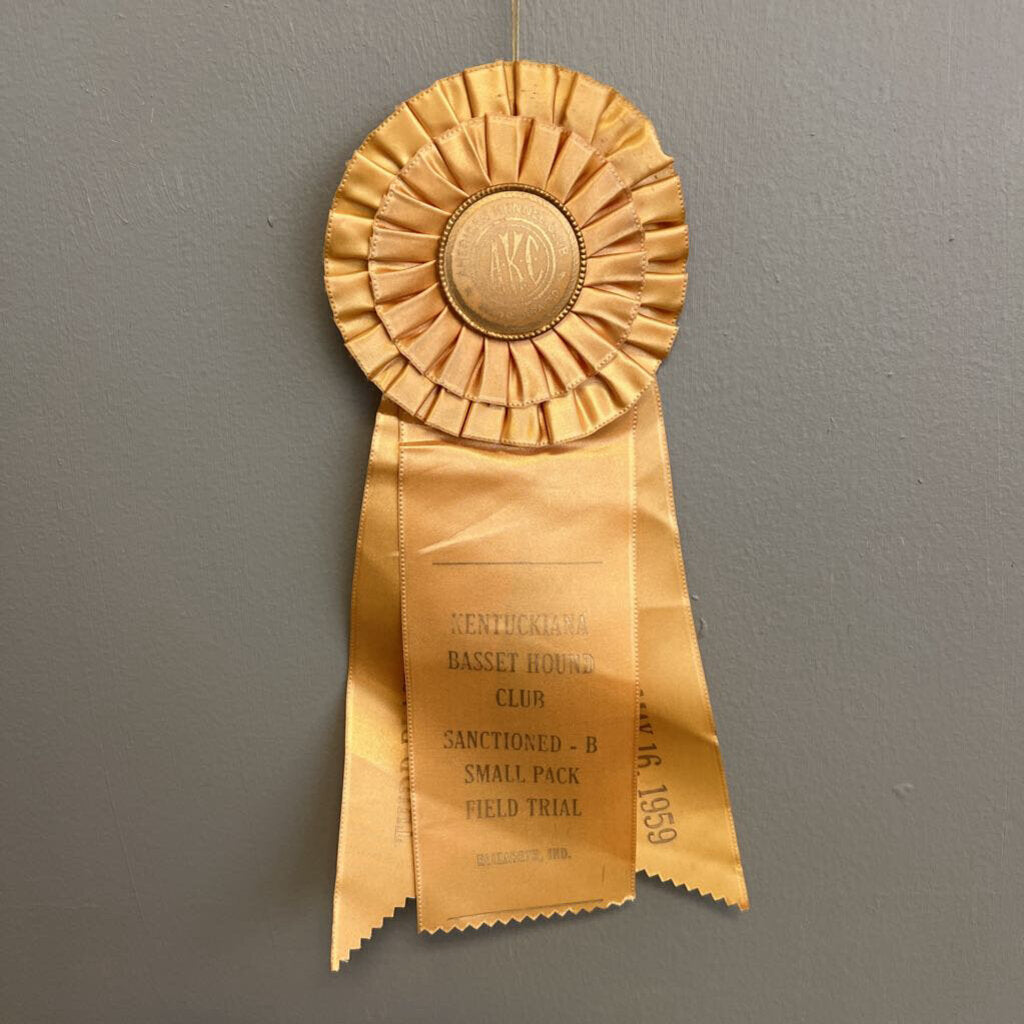 Kentuckiana Third Place Dog Show Ribbon