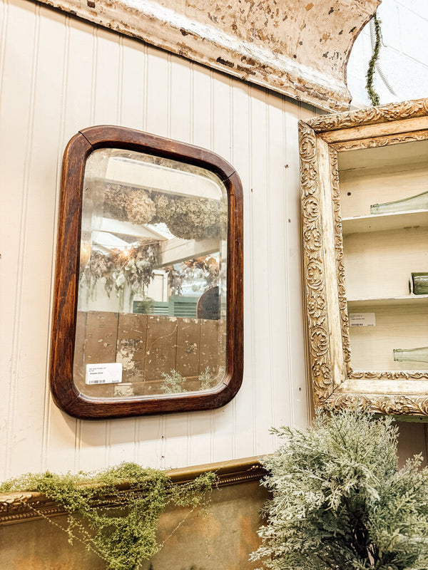 Wooden mirror