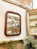 Wooden mirror
