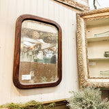 Wooden mirror