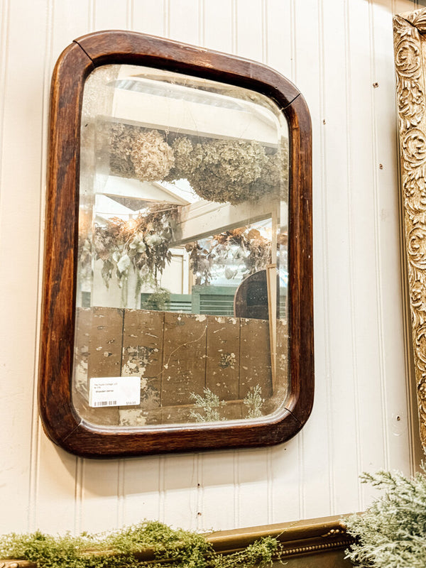 Wooden mirror