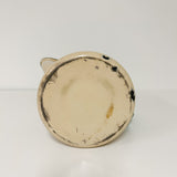 Vintage Green/Cream Lidded Enamel Coffee Pot