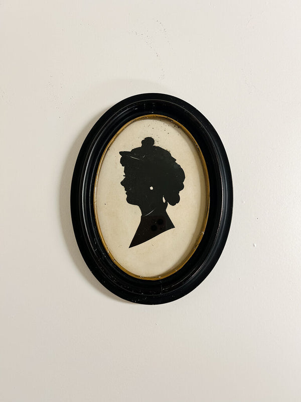 Vintage Framed Silhouette Mother