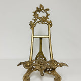 Vintage Brass Art Nouveau Easel
