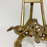 Vintage Brass Art Nouveau Easel