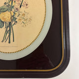 Vintage Art Deco Reverse Painted Glass Print