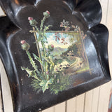 black scallop scenic dustpan