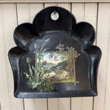 black scallop scenic dustpan