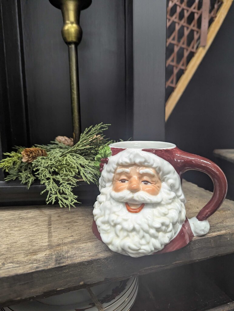 Possible Dreams Red Cap Santa mug w/ original sticker
