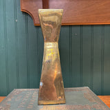 Brass Geometric Candleholder