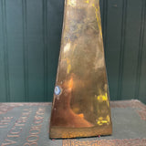 Brass Geometric Candleholder