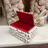 small shell trinket box